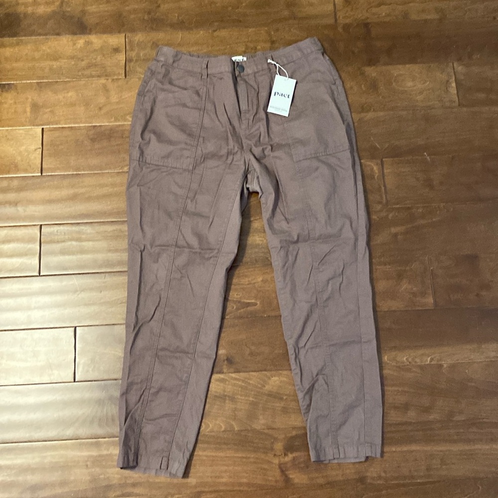NWT Pact Brushed Twill Boulevard Pants